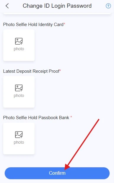 Click on confirm